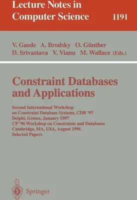 Produktbild von Constraint Databases and Applications