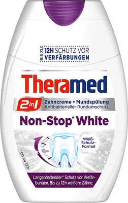 Produktbild von Theramed Zahncreme 2in1 Non-Stop White 75ml