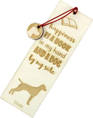 Produktbild von Vizsla - Lesezeichen mit Hund, personalisiertes Lesezeichen, Hundeaccessoire für Leser der Marke Art-Dog