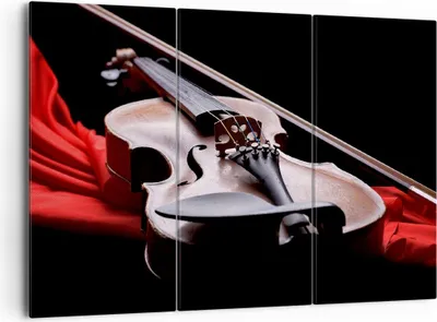 Produktbild von Bild auf Leinwand - Leinwandbild - Violine Harmonie Instrument Musik - 165x110cm - Wand Bild - Wanddeko - Leinwanddruck - Bilder - Kunstdruck - Leinwand bilder - Wandkunst - CE165x110-2183