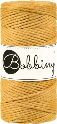 Zdjęcie produktu dla Bobbiny Macrame Cord 3 mm 100 m Mustard Sznurek