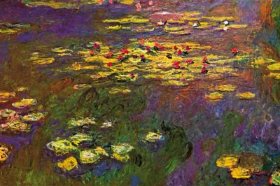 Produktbild von Claude Monet Kunstdruck Bild - Nymphéas, Seerosen (80 x 120 cm)