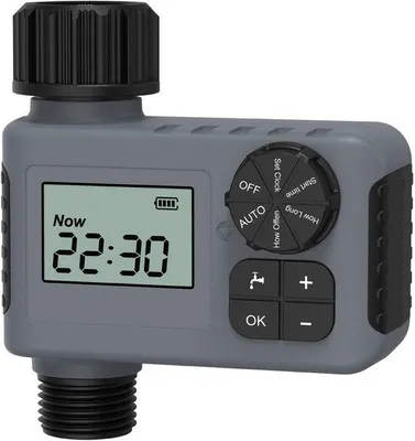 Produktbild von Automatisches Sprinklersystem für Garten und Rasen, Regenverzögerung, Hand- und Automatikbetrieb, 1 Stück