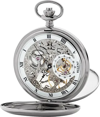 Produktbild von Regent Herren Uhr GM-1611 Armbanduhr Handaufzug Taschenuhr D2URGM1611