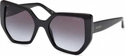 Produktbild von Guess Gu00154 Damen-sonnenbrille Schwarz  Mann Schwarz One Size