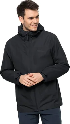 Produktbild von Jack Wolfskin Taubenberg 3in1 Jacke Schwarz M Mann Schwarz M