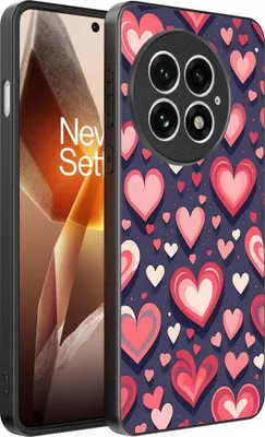 Produktbild von Smartphonica Telefon Fall geeignet für OnePlus 13 mit Herzen Impressum - TPU Backcover Fall mit Herz-Design