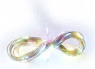 Obrázok produktu pre NEXOS Svetelný strieborný drôt, 40 LED, časovač, farebný