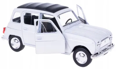 Produktbild von Welly Renault 4 Metallmodell weiß 1:34-39 Spielzeugauto