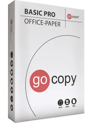 Produktbild von go copy Kopierpapier 130100080 A4 70g RC ws 500Bl.
