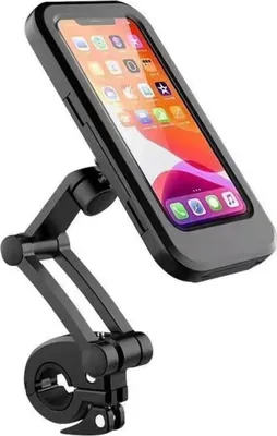 Produktbild von Wasserdichte Motorrad-Fahrradhalterung für Smartphones bis zu 6,7 Zoll -