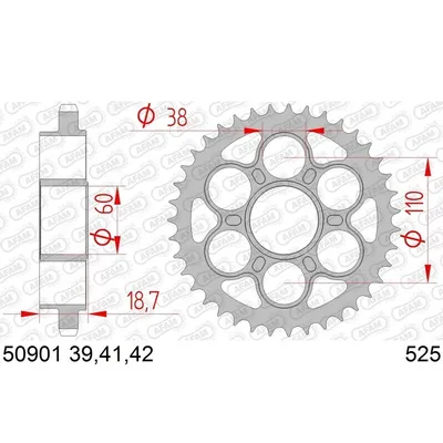 Immagine prodotto di Pignone 50901-42 42Z - 525