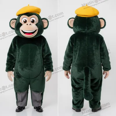 Imagen del producto de Mascota MASTICOT de Babuino de Dibujos Animados en Verde Bosque