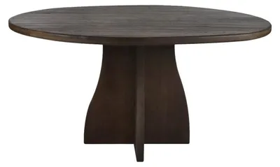 Zdjęcie produktu dla Stół Pomax Mesa, ciemnobrązowy, średnica 150 cm, wysokość 76 cm