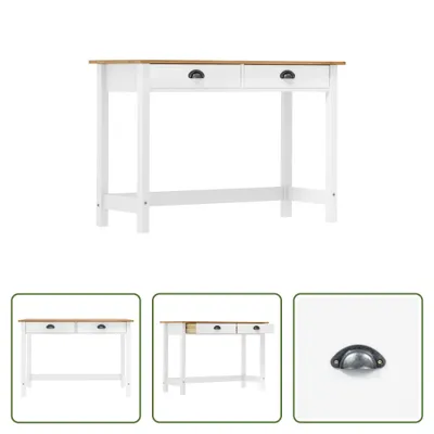 Obrázek produktu pro The Living Store Konzolový stolek Hill se 2 zásuvkami 110x45x74 cm borovicové dřevo