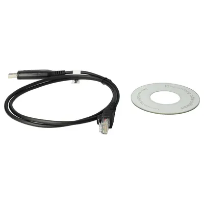 Produktbild von vhbw USB Programmierkabel kompatibel mit Motorola GM600, GM339, GM398, GM399, GM338, GM350, GM340, GM3688 CM140, GM360, GM380 Funkgerät, schwarz
