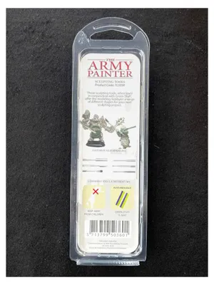 Produktbild von Modellierwerkzeug | 3-teiliges Set | Edelstahlwerkzeuge für die Modellierung von Kunststoff, Harz und Metall | Geeignet für Tabletop-Wargames und Miniaturmodellbau