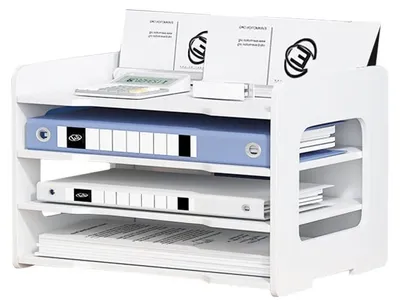 Immagine prodotto di Organizzatore da scrivania a 4 scomparti, portadocumenti per fogli A4