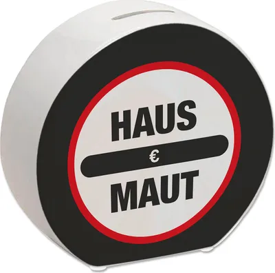 Produktbild von Haus Maut Spardose