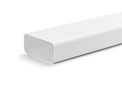 Zdjęcie produktu dla Płaska rura kanałowa Naber COMPAIR System Ø 125 MF-VRO 125 biała