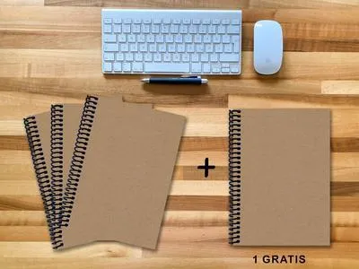 Produktbild von A 4 Notizbuch - Set, 3+1 gratis, Luxury 80 Seiten MUSKAT Designerecycling, liniert