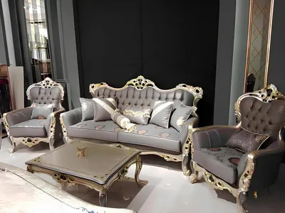 Produktbild von Stilvolles Chesterfield Wohnzimmer set Sofagarnitur 3+1+1 sitzer Couch