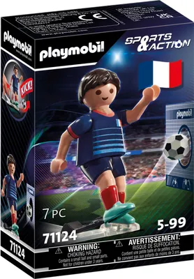 Produktbild von PLAYMOBIL Sports & Action 71124 Fußballspieler Frankreich