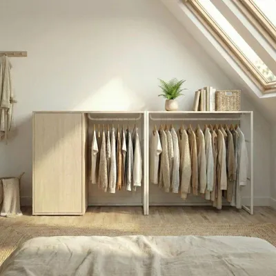 Immagine prodotto di Set di 2 appendiabiti modulari KADRA 200x85cm per mansarda