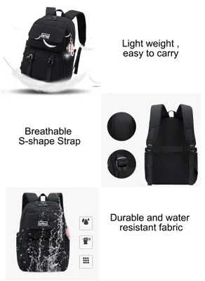 Produktbild von Rucksack mit Laptopfach 29 l, blau, für Schule