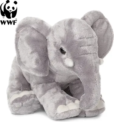 Peluche WWF Bébé singe gris-brun (23cm) Peluche