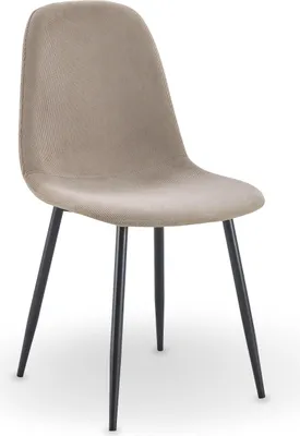 Zdjęcie produktu dla Nowoczesne krzesło kuchnia jadalnia salon Monica KT104 sztruks taupe