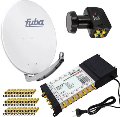 Produktbild von PremiumX SAT Anlage Fuba DAA 780 G Antenne 5/12 Multiswitch LNB F-Stecker