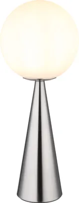 Produktbild von Globo Lighting|Tischleuchte Metall Nickel matt, 1x E27