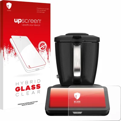 Produktbild von upscreen Schutzglas für Vorwerk Bimby TM7 Schutzfolie Panzer Folie Glas Display Schutz klar