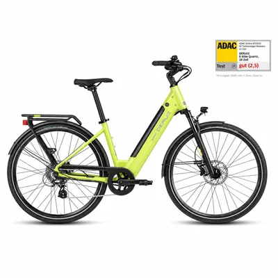 Produktbild von DERUIZ Quartz 2026 E-Citybike, 28 Zoll, 644 Wh, 55 Nm, bis 161 km, KI-generiertes Bild