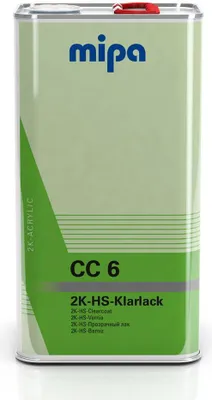 Produktbild von MIPA CC6 2K HS Klarlack mit UV-Filter VOC-Klarlack vorverdünnt, 5 Ltr.