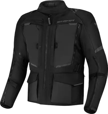 Productafbeelding van SHIMA Hero 2.0 waterdichte motorfietstextiljas, zwart, maat 5XL
