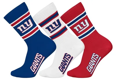 Produktbild von New York Giants 3pk Crew Socks