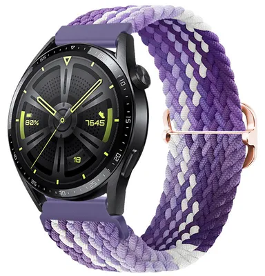Produktbild von BStrap Elastic Nylon Armband für Xiaomi Amazfit Bip, grape
