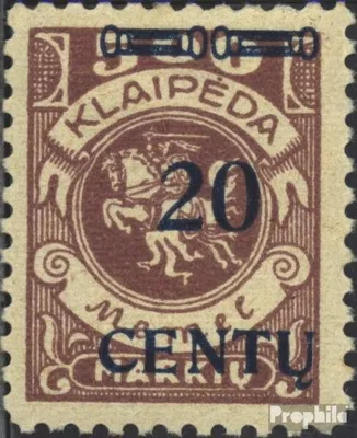 Produktbild von Briefmarken Memelgebiet 1923 Mi 171 gestempelt Aushilfsausgabe