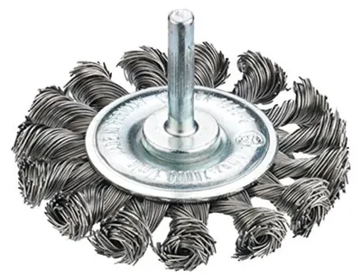 Immagine prodotto di CONNEX spazzola rotonda in filo d'acciaio annodato Ø 75 mm