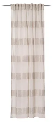 Produktbild von GÖZZE Schlaufenschal ISABELLA mousse BH 140x245 cm braun Vorhang