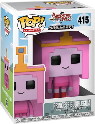 Produktbild von Adventure Time x Minecraft - Princess Bubblegum 415 - Funko Pop! - Vinyl Figur
