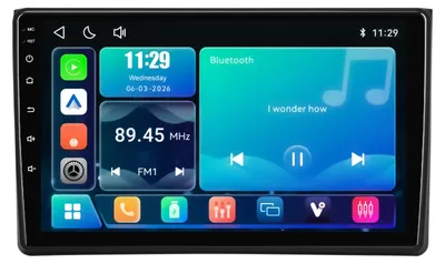 Zdjęcie produktu dla Radio samochodowe Linux, 9 cali, do Audi A4 B6 B7 (2000-2009), bezprzewodowe CarPlay i Android, z portem USB, nawigacją, Bluetooth 5.1 i RDS