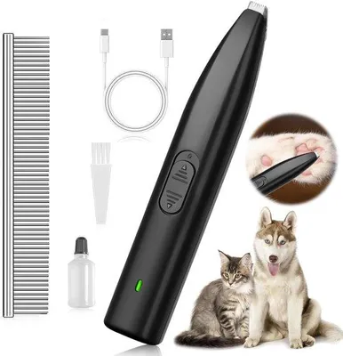 Productafbeelding van Azomor® Draagbare en stille nagelknipper voor huisdieren, met USB-oplaadfunctie