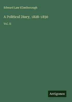 Produktbild von A Political Diary, 1828-1830