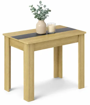 Immagine prodotto di Tavolo da pranzo VCM, tavolo da cucina a base di legno H. 75 x W. 80 x D. 50 cm, tavolo da pranzo compatto per cucina e zona pranzo, tavolo Disalo