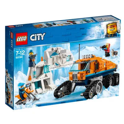 A LEGO City Arctic Exploration Truck playset box.