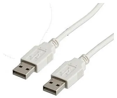 Image de VALUE USB 2.0 Kabel, Typ A-A, wei, 1,8 m