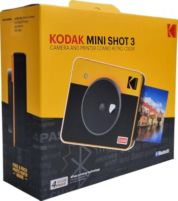 Obrázek produktu pro Kodak Mini Shot3 Retro 4Pass 2in1 Kamera & Drucker retail